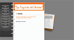 Desktop Screenshot of laesquinitadelartista.com