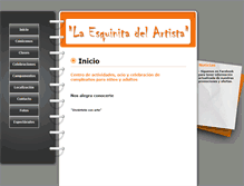 Tablet Screenshot of laesquinitadelartista.com